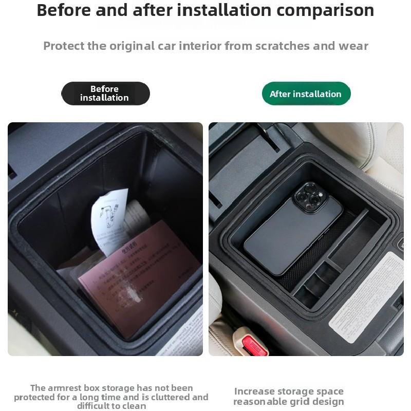 Для Toyota Land Cruiser Prado FJ120 FJ150 2002~2020 Автомобильный подлокотник Скрытый пластиковый органайзер Держатель Ящик для хранения Аксессуары для интерьера