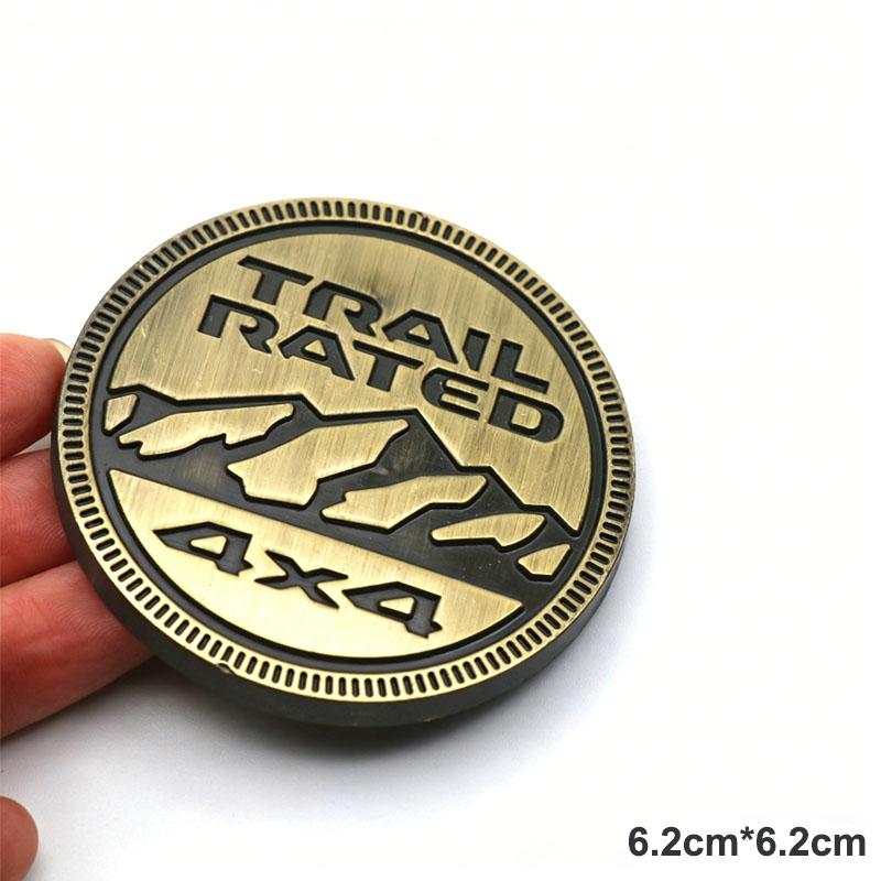 New 3D metal snow mountain badge suitable for JEEP Wrangler Grand Cherokee Freedom Knight modification accessories AMW1