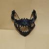 Маска Черепа для Вечеринки Длинные Зубы Демон Скелет Маска на Половину Лица Волк Дракон Тигр Ходзюу Нуэ Маска Косплей Реквизит для Хэллоуина
