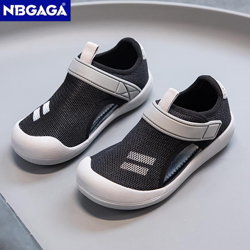 Летние детские сандалии для мальчиков и девочек, модная спортивная пляжная обувь для малышей, уличные детские дышащие повседневные сандалии, размер :23-36