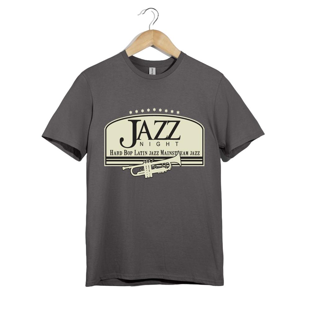 Jazz Night T-Shirt – Hard Bop Latin Mainstream Jazz Tee – Trumpet Music Gift Tee