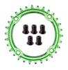 Jgbike Round Oval Chainring 104mm BCD Chainring 30T 32T 34T 36T 38T 8 9 10 11 12 Speed Narrow Wide Single Chainring for MTB XC Trail Fat Bike Mountain