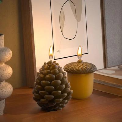 3D Силиконовая форма для свечей в виде сосновой шишки Сделай сам Форма для мыла, свечей, гипса, смолы, литьевая форма для поделок, форма для шоколадного торта, рождественский подарок