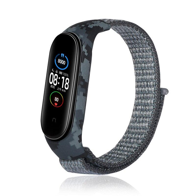 Nylon Strap for Xiaomi Mi Band 6 5 3 4 Bracelet Wristband Sports Breathable Bracelet For Miband 6 4 3 5 Replacement Strap