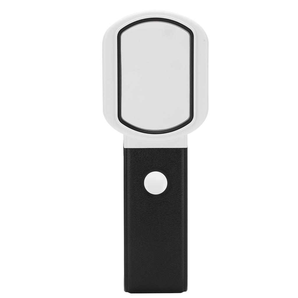 TH?7018FX Handheld Magnifying Glass with LED Light Foldable 10X  25X Magnifying Tool