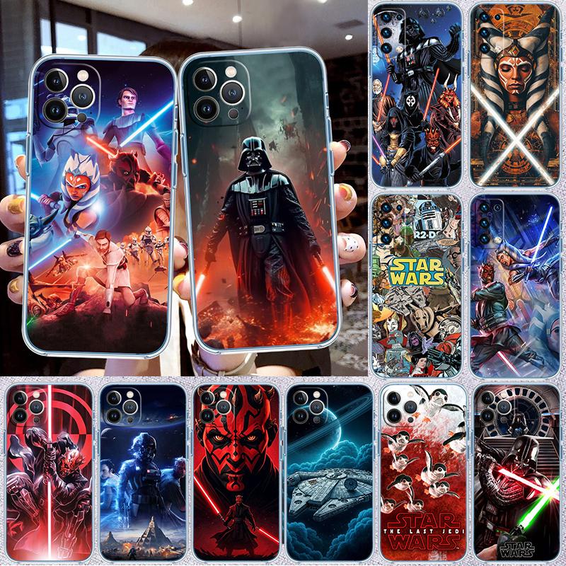 Star Wars Series Transparent Phone Case for Motorola Moto G40 G04 G05 One Ace Action Fusion + Plus Hyper Macro Vision Zoom