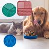 Pet Licking Food Pad Plate Non-slip Cat and Dog Licking Food Pad Sub-format Pet Slow Food Bowl Anti-choking Silicone Pet Licking Pad