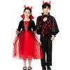 Kids Boy Girls Halloween Costume Clothes Set With Headdress