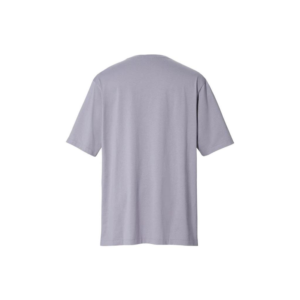 Uniqlo Мужская однотонная футболка с круглым вырезом, коллаборация Jil Sander, топ 436133-03