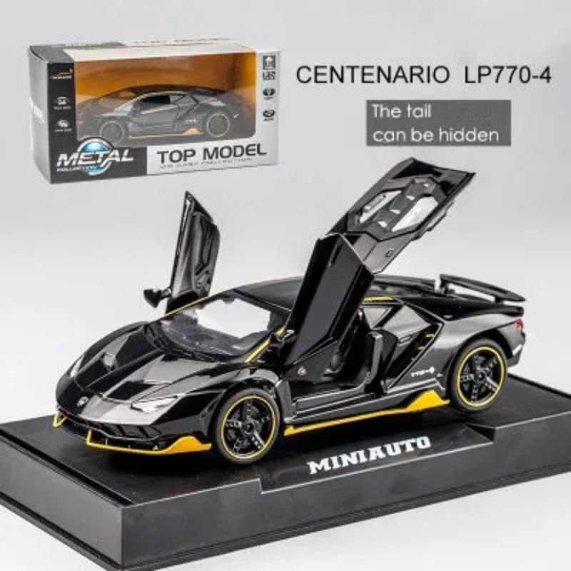 1/32 Lamborghini LP770 автомобиль литой спортивный автомобиль модель литой звук супер гоночный подъемный хвост детская игрушечная машинка для детей мальчик подарок