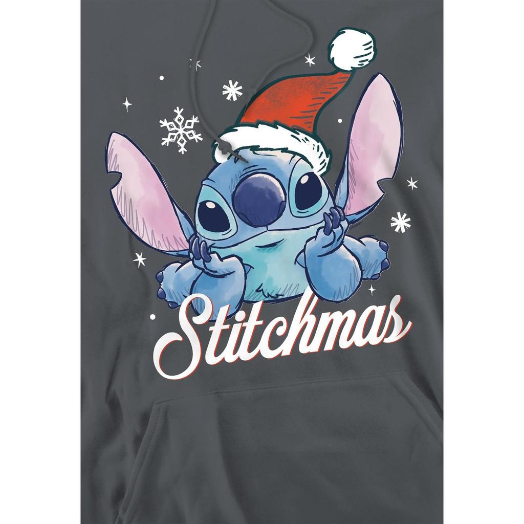 Lilo & Stitch Мужская рождественская толстовка с капюшоном Stitchmas