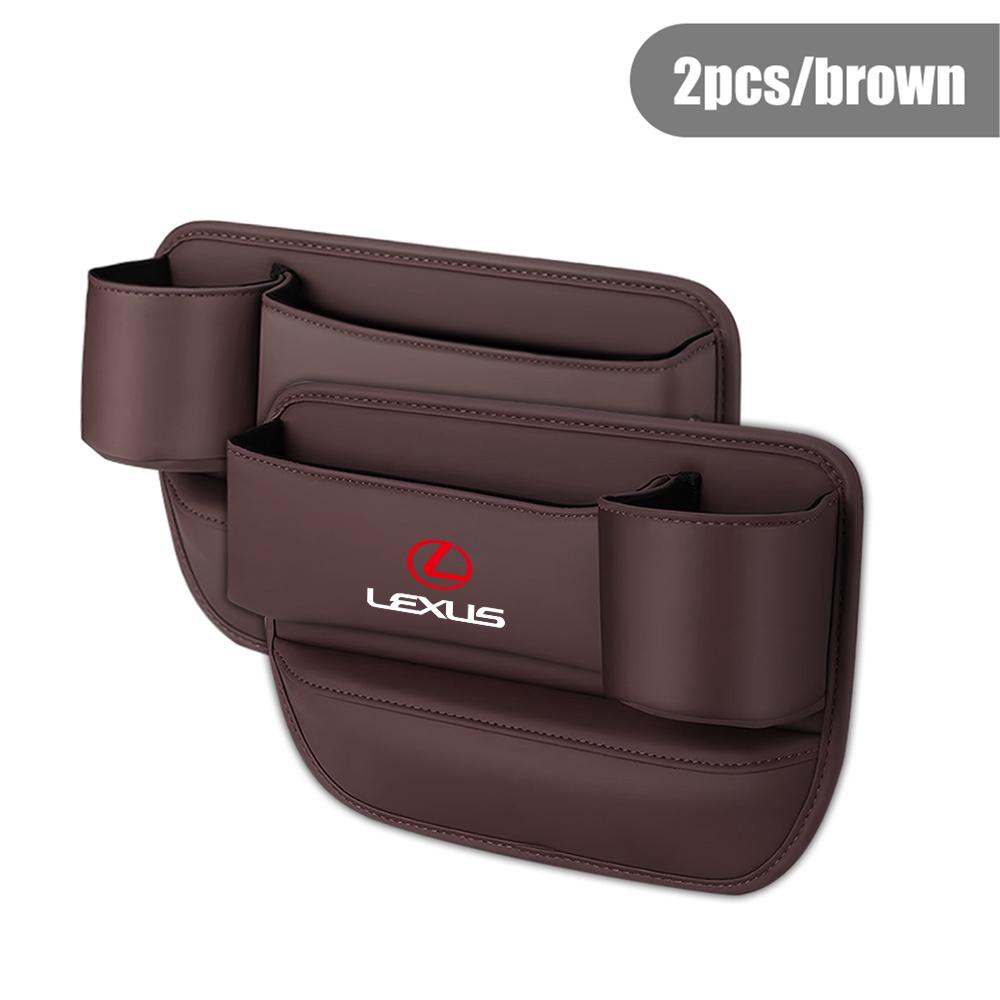 1/2Pcs Car Seat Storage Box With Cup Holder Decoration Accessory For Lexus CT200h NX300h RX330 EX300h F Sport IS RX IS250 IS300 HP5