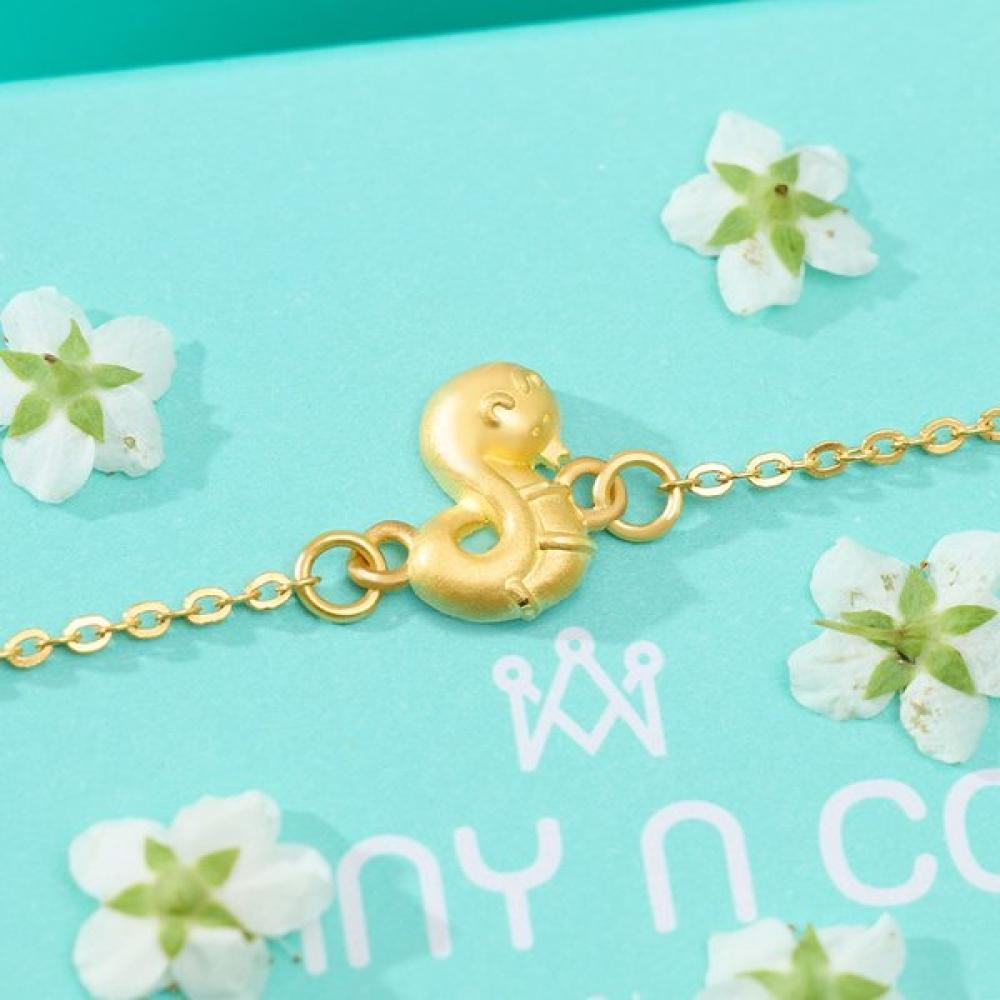 Tiny Co 24k CoCoi 1.875g Snake Smile Bracelet