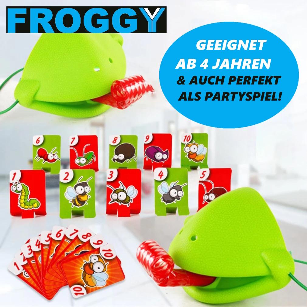 ЛЯГУШКА Сможешь поймать жука? Семейная игра, игра для вечеринок для детей от 4 лет.