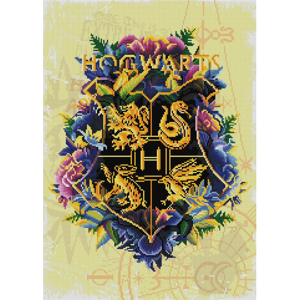 Diamond Art Club Hogwarts Crest FINE Oddities Diamond Painting X Cm X 61 - Kit, Beige, 17" 24" (43 Cm)