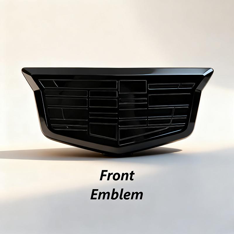 pclrs3 Cadillac XT5 Emblem Cover Premium ABS Material Front Rear Logo Overlay OEM Style Replacement Trunk Badge Car Accessories