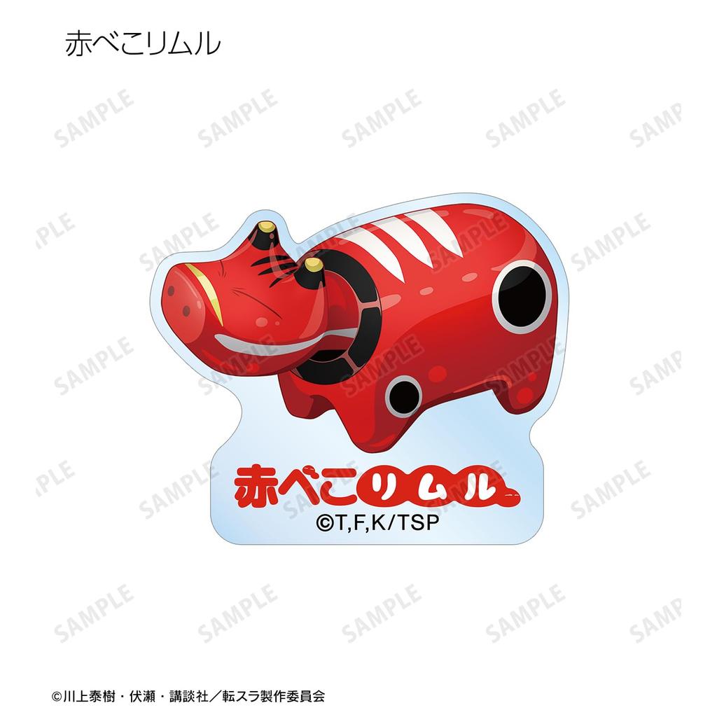 В тот раз, когда я переродился слизью, Торговые локальные акриловые стикеры Слизь Римуру Хоккайдо Тохоку Версия в коробке. & 7 штук
