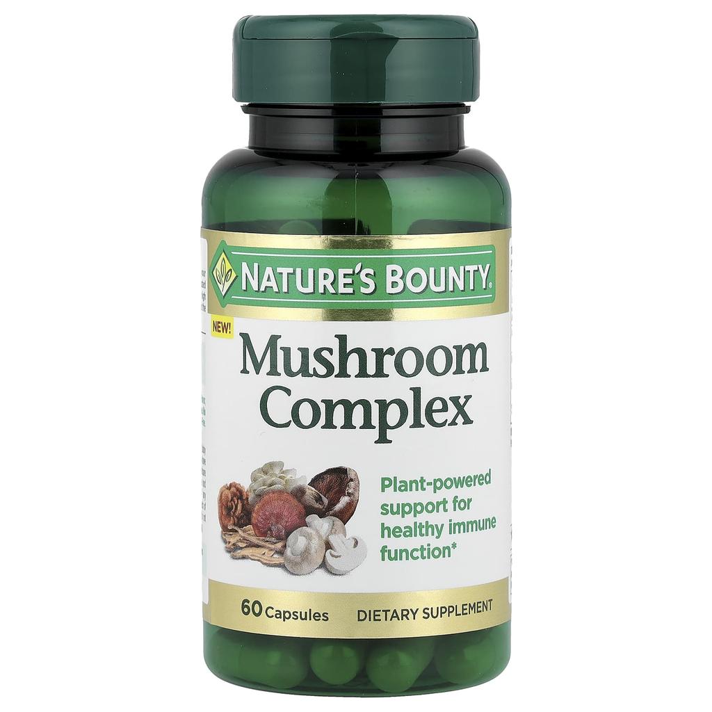 Nature's Bounty Mushroom Complex, 60 Capsules