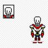 Papyrus Pixel Art Undertale Art Iron On Patches For DIY Heat Transfer Clothes T-Shirt Thermal Stickers Decoration Printing