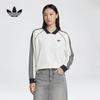 Женский топ adidas Originals с длинным рукавом и жаккардовым узором 3S