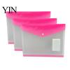 Card Organizer Pouch 11 Hole Expanding File Pockets, Reusable PP Document Sleeves, Transparent Student Project Waterproof Bag for Home Office