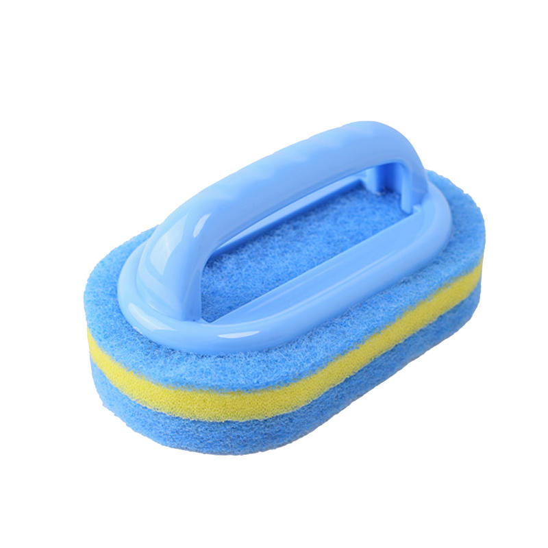 Kitchen Cleaning Sponge Bathroom Toilet Kitchen Glass Wall Cleaning Brush Durable Cleaning Sponge Power Decontamination
