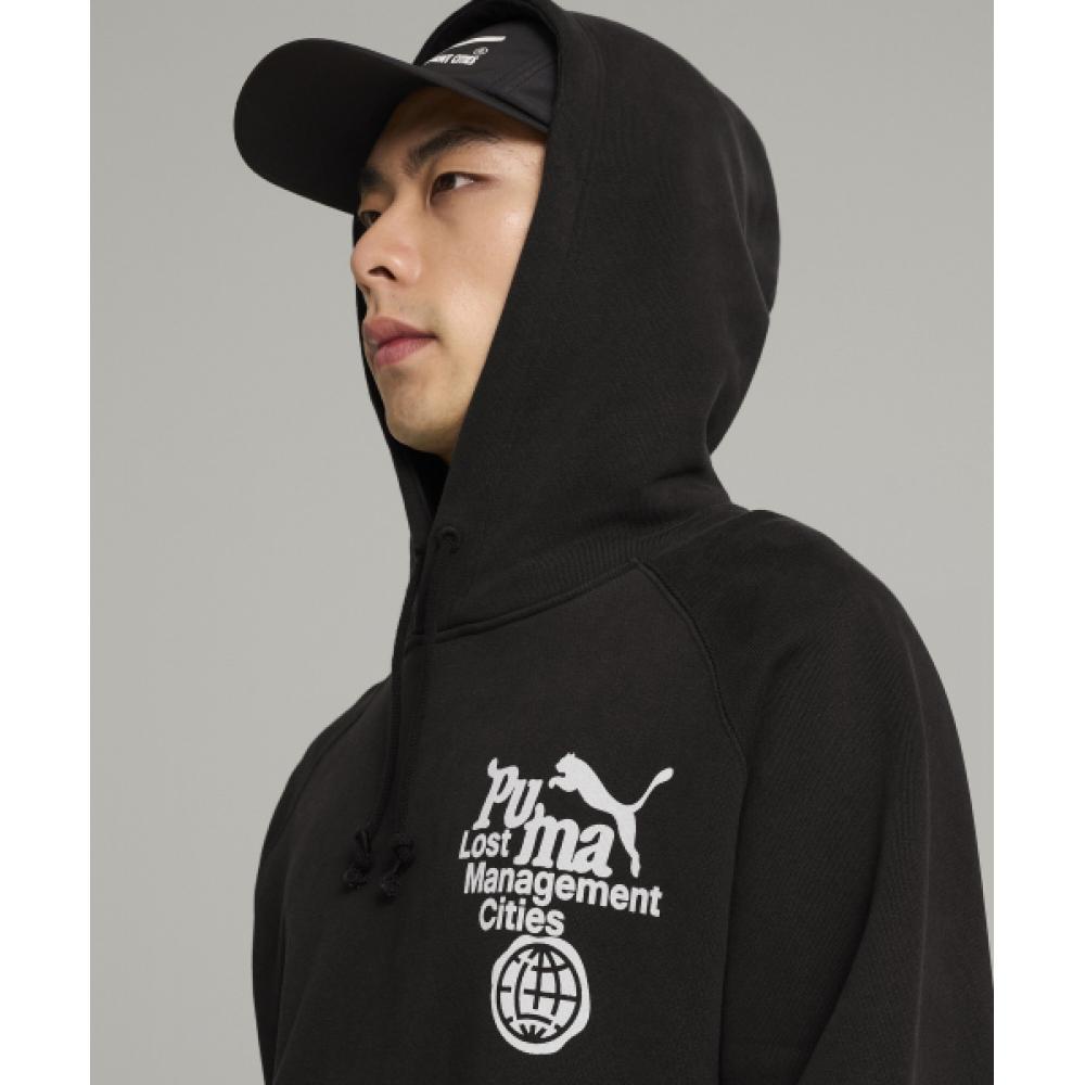 Puma Толстовка с капюшоном Puma X Lmc черная 626558 01
