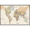 1 шт. Карта мира настенный плакат прозрачный печатный холст картина декоративная подвесная картина офис дом школьные принадлежности без рамки