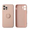 Подходит для iPhone 16 Чехол для мобильного телефона с кольцом-подставкой Apple 15 ProMax Жидкий силикон 14 Матовый 13 Защитный чехол