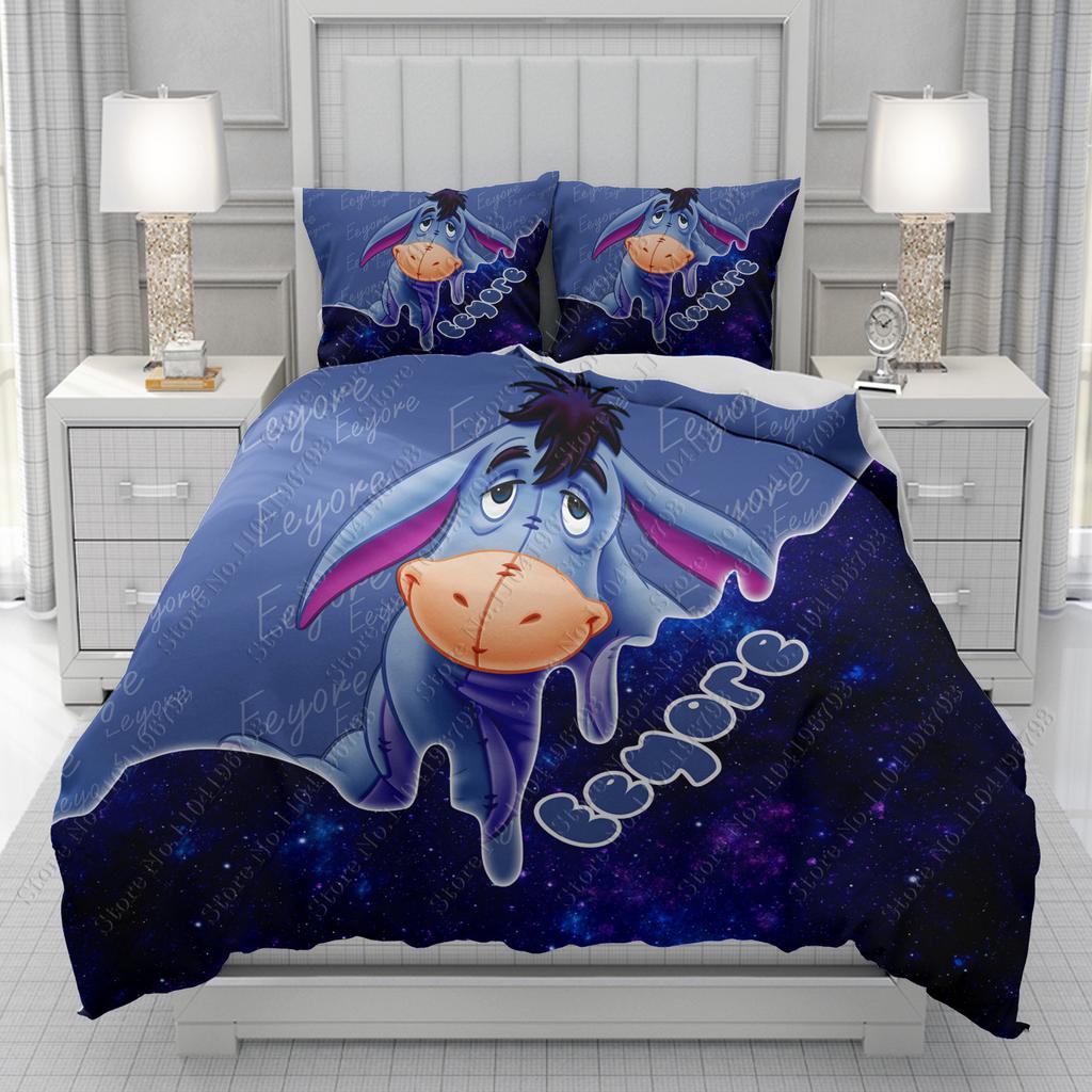 Winnie The Pooh Eeyore Duvet Cover Men Women/Children Kid Printing Disney Cartoon Bedding Set Comforter Bed Soft Dropshipping