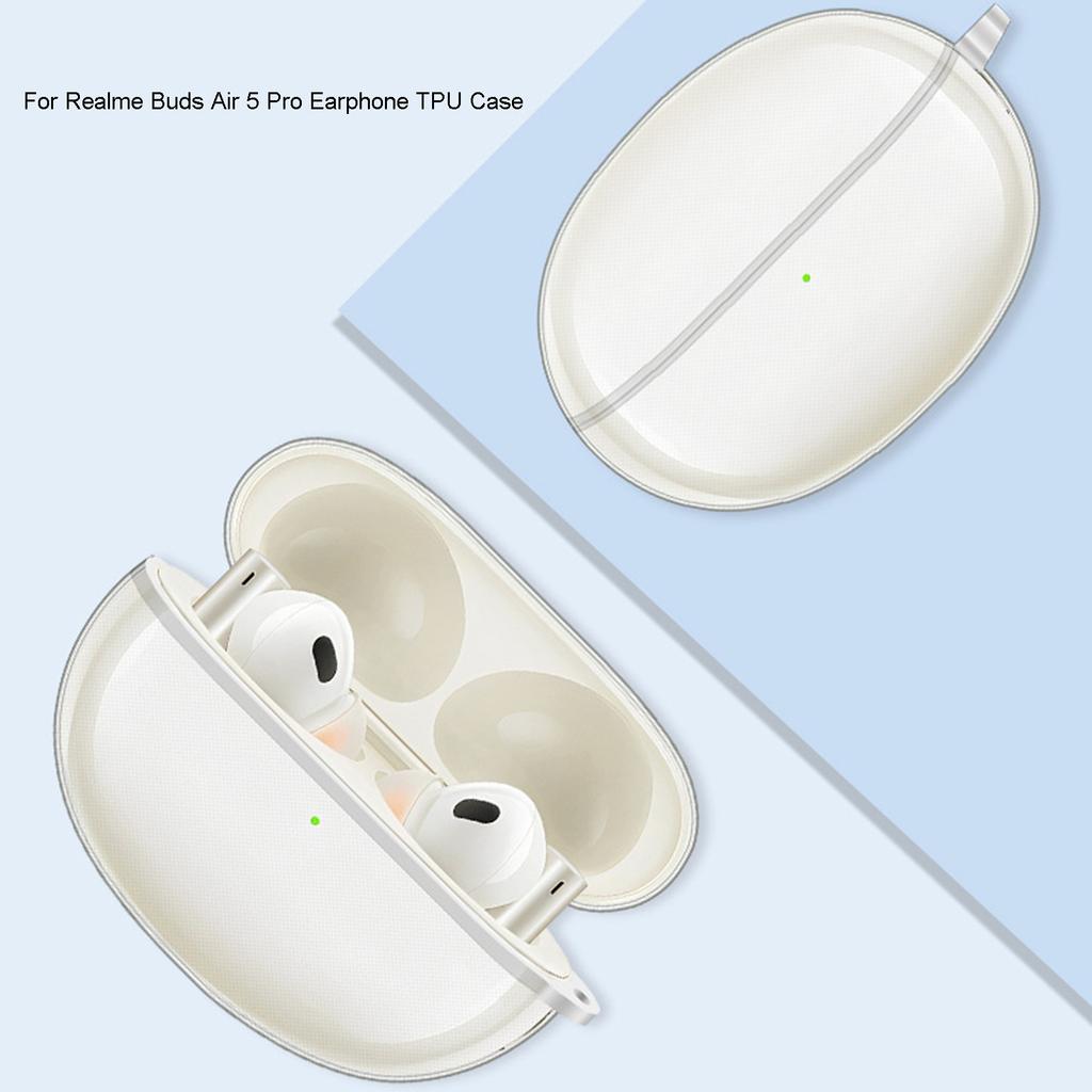 Подходит для Buds Air 5 Pro Противоударный чехол для наушников Ударопрочный корпус Пыленепроницаемый Моющийся Мягкий ТПУ Чехол-накладка