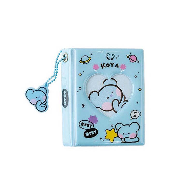 BTS BT21 Minini Официальный коллекционный альбом для карточек фотоальбом для хранения акриловый брелок