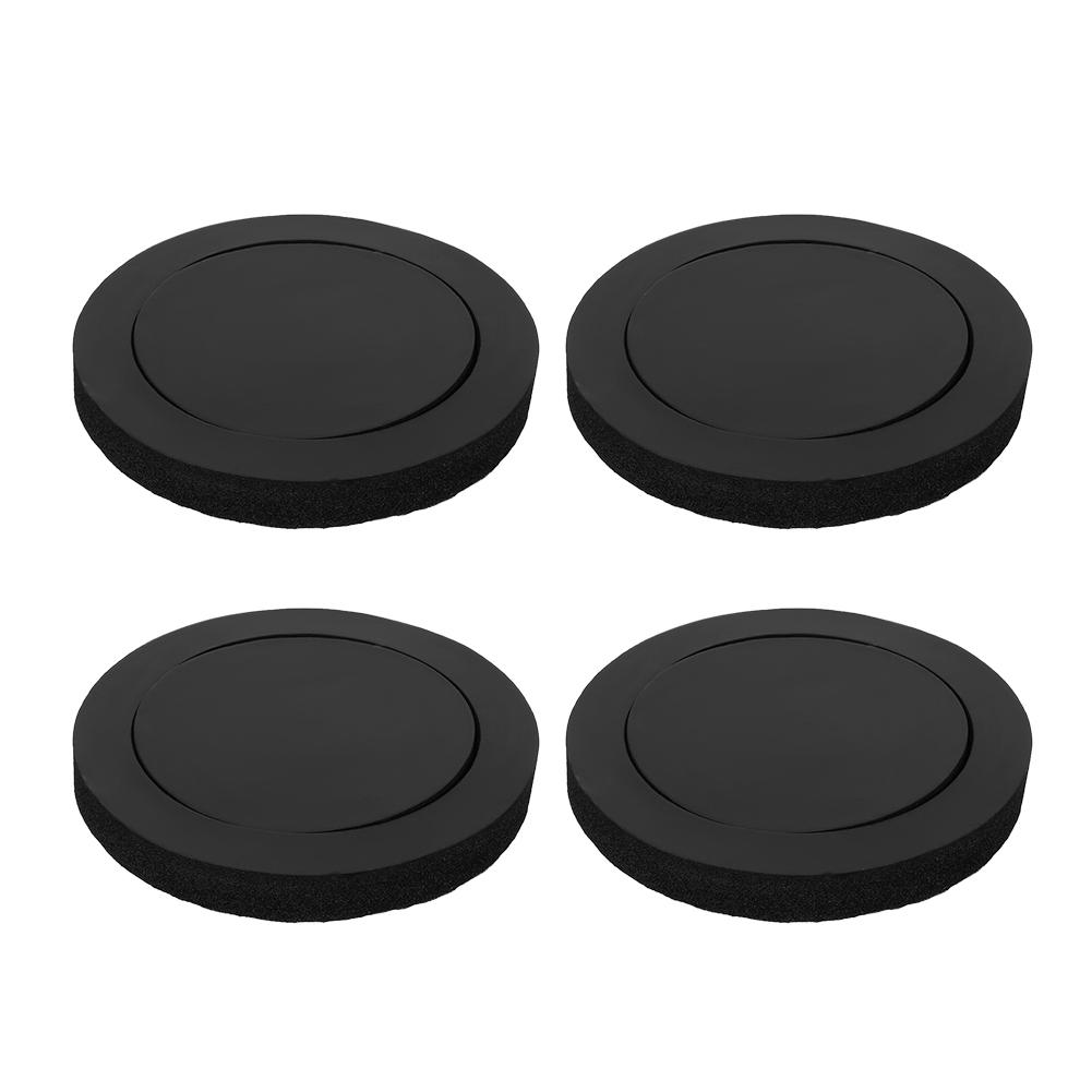 4Pcs Door Trim Sound Insulation Cotton Car Speaker Bass Ring Accessories