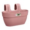ELHO Flower pot/Window Box Vibia Campana Easy Hanger Medium - Outdoor Balcony - L 24.1 X W 36 X H 26.5 Cm - Dusty Pink