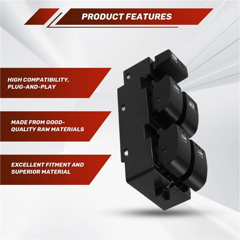 Для Toyota Dahatsu Datsun Avanza 12-17 12-контактный главный выключатель стеклоподъемника передний левый кнопка подъема 84820-BZ150 84820BZ150