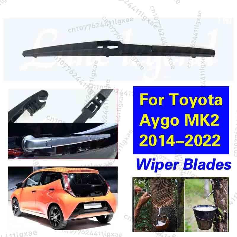 Car Rear Windscreen Wiper Blade For Toyota Aygo MK2 2014-2022 Rear Window Windshield Wipers Brushes Cleaning Car Accessories 12"