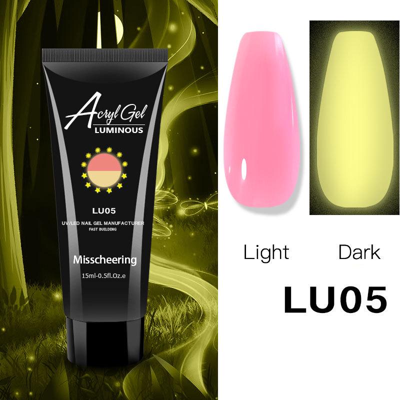 Жидкость для наращивания ногтей Luminous Extension Liquid 15 мл безболезненная бумага без кристаллов фототерапевтический клей для наращивания ногтей