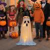 2025 Halloween Bowl With Light Halloween Ghost Decor Cute Figurine For Yard Patio Indoor Bathroom Door Garden Kitchen Home Porch