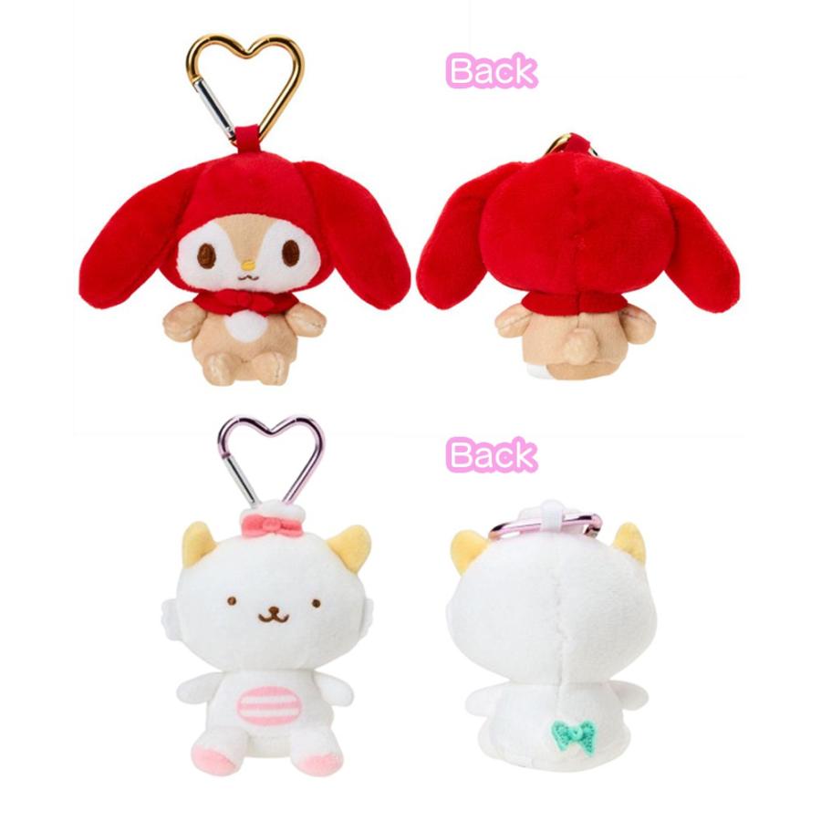 Sanrio Mini Mascot Holder Character Award 3rd Edition Plush Heart Key Ring Charm
