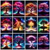 5D Diy Diamond Painting Tree Embroidery Mosaic Fantasy Landscape Full Square Round Home Decor