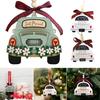 Wedding Gifts First Christmas Married Ornament Wooden Hanging Car/House Decoration Mr. And Mrs.