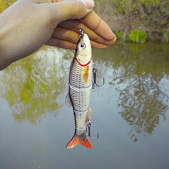 5-сегментный острый рыболовный крючок Vivid Lure, похожий на живой