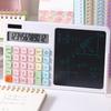 Large LCD Display 12 Digit Solar Calculator Portable Handwriting Board Calculator  Family