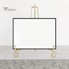 Plate Display Stand Gold Iron Picture Frame Holder Small Folding Easel Photo Display Stand for Photo Pictures Plate And Artwork