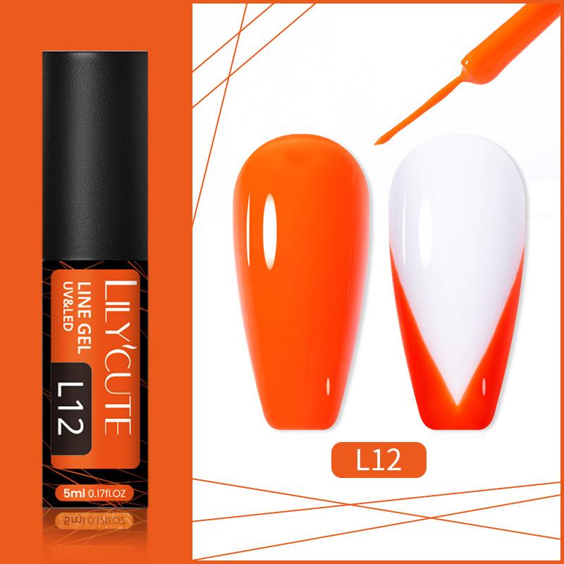 Полный набор эластичного клея-кисточки, флуоресцентный клей-крючок для нейл-арта, окрашенный клей для маникюра своими руками, фототерапевтический лак для ногтей