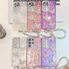Three Dimensional Butterfly Pearl Electroplating Imd Suitable for Samsung S25 UltraA56 Mobile Phone Case with Bracelet Lens Film S24