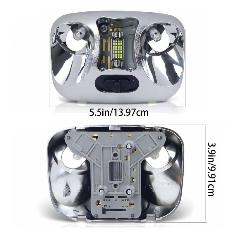 F37Z-13776-B F37Z13776B Energy Efficient LED Ceiling Interior Dome Light Assembly Suitable for Roof Headliners Map Lamp