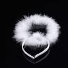 Lurrose 3pcs Angel Headbands White Halo Headbands Halloween Angel Costume Halo Hair Band Hair Hoops for Halloween Christmas Carnival Costume