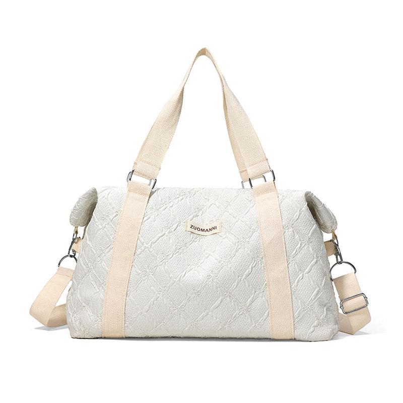 Дорожная сумка, иностранный стиль, изысканная и простая текстура, сумка для фитнеса, легкая сумка для хранения, большая плечевая сумка-тоут для поездок на работу