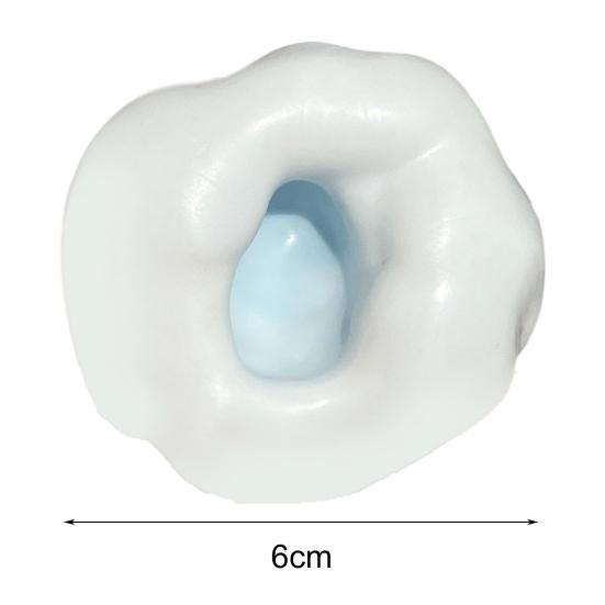 Мяч для снятия стресса, сенсорная игрушка, снимающая тревогу, сжимающая игрушка для детей, подростков и взрослых, переносная мягкая цветная игрушка для снятия стресса из термопластичной резины